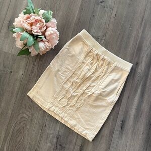 Prairie Underground Cream Ruffle Skirt